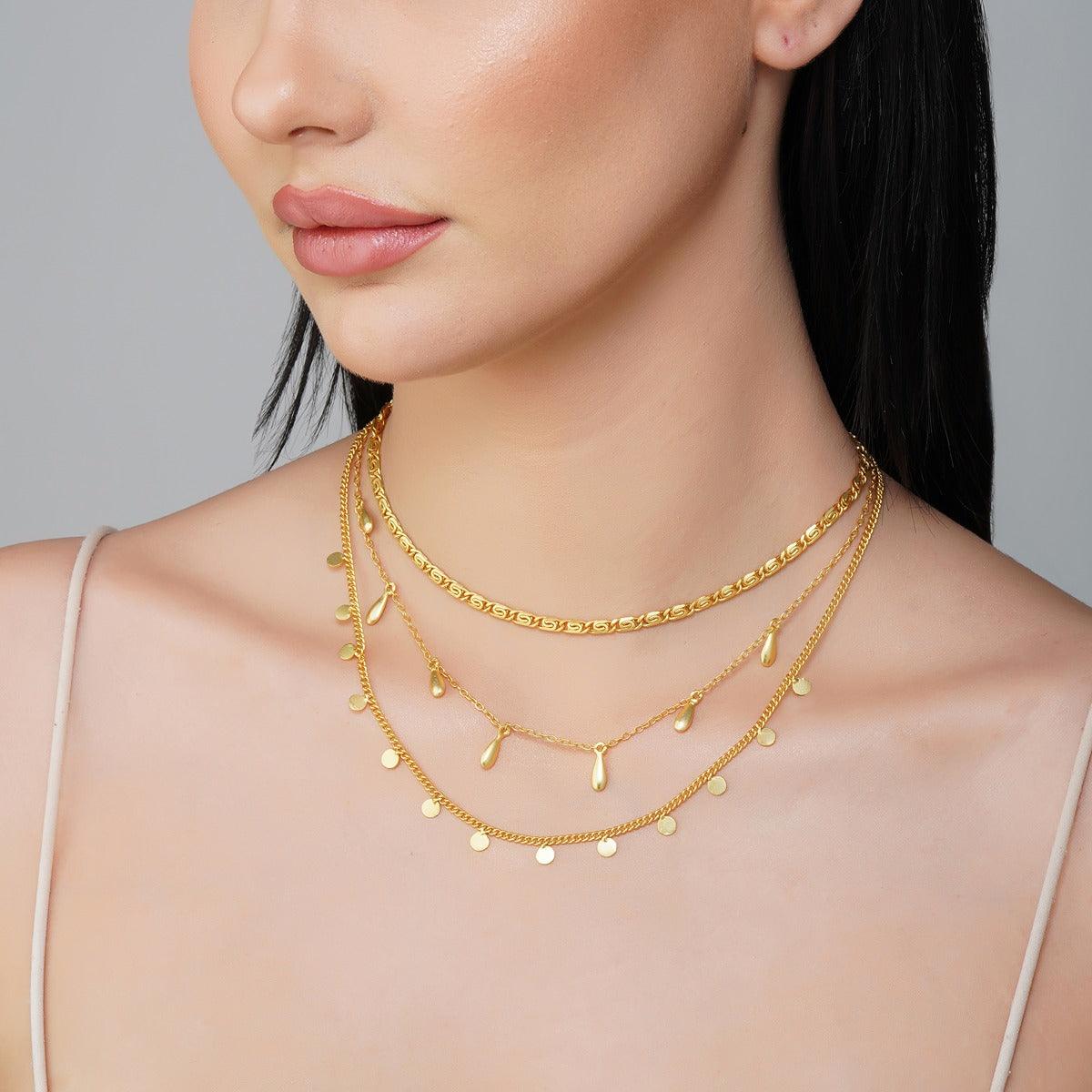 Layered neck chains discount