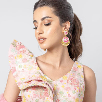 Mandala Double Drop Earrings