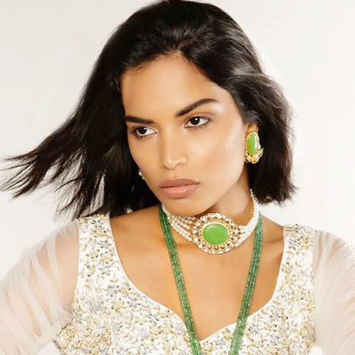 Green Pearl Choke & Stud