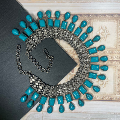 Silver Turquoise Necklace
