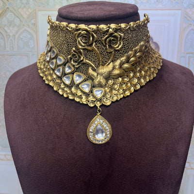 Antique Gold Choker Set

