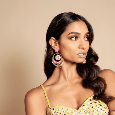 Chandbali Mandala Earrings