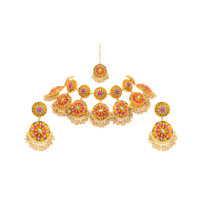 Mandala Double Layer Set with Tikka